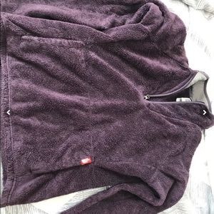 Purple the north face sweatshirt